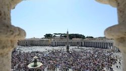 Pope Francis leads Angelus prayer at the Vatican