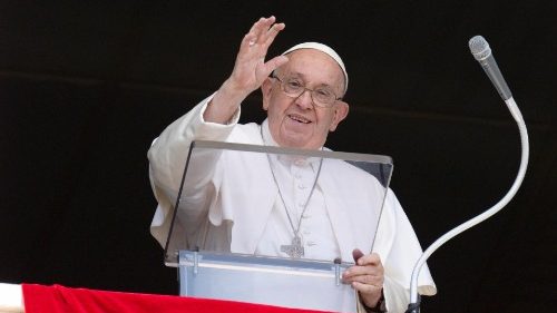 Pope Francis leads Angelus prayer in the Vatican