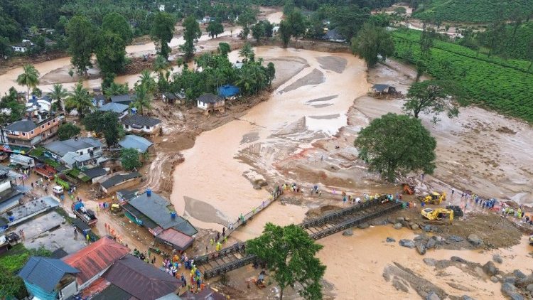 വയനാട്ടിൽനിന്നുള്ള ഒരു ആകാശദൃശ്യം